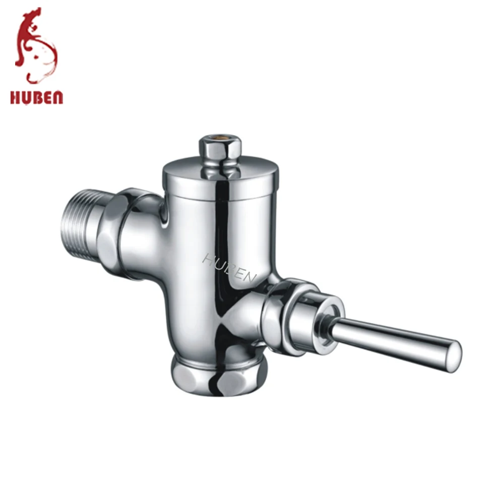 
Time delay brass wall mounted flush valve 
