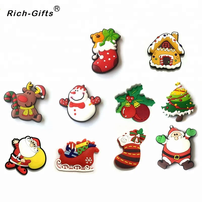 Factory Cheap Soft Rubber Fridge Magnet For Christmas