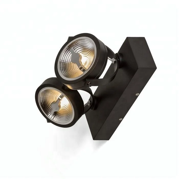 
24W 30W AR111 dimmable surface COB LED double downlight luminary 