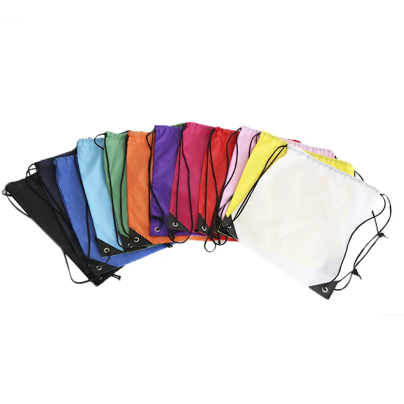 
Custom Print Logo Promotion Gifts Bag Waterproof Drawstring Backpack Wholesale Cheap 210d Polyester Drawstring Bag 