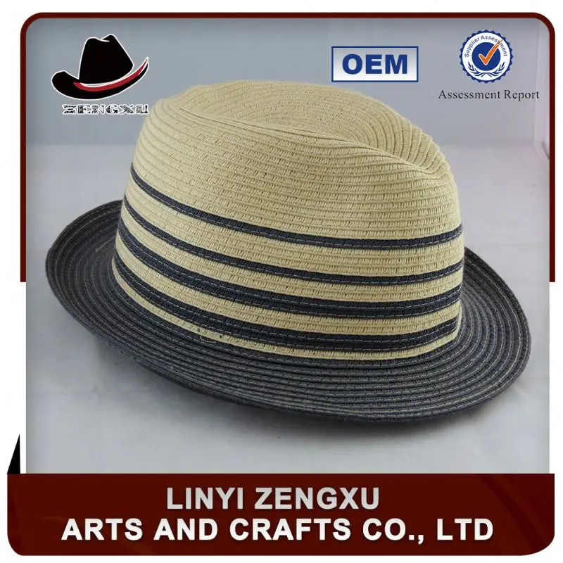 10 years experience many colors fedora paper hat women