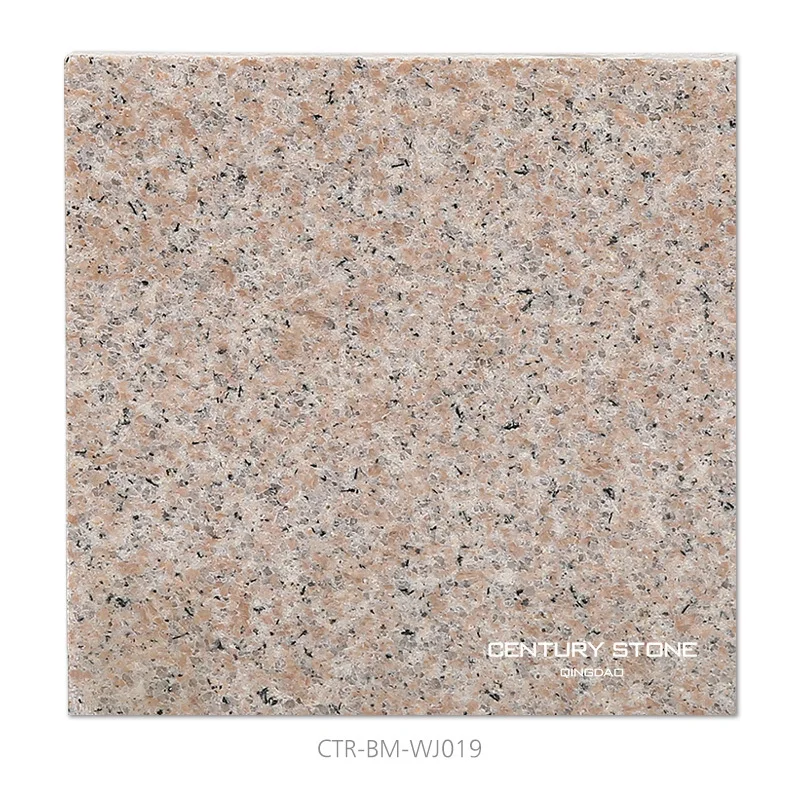 Отполированые бежевые гранитные плитки для стены