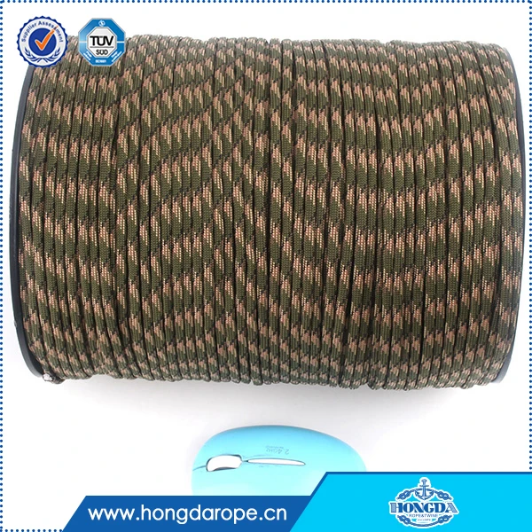 4 mm 1000 ft 7 Strand Polyester Paracord Rope for Hiking
