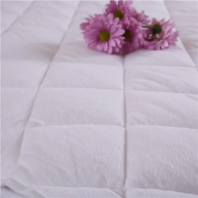 Custom 100% Cotton Flannel Hypoallergenic Mattress Cover Premium Fitted Bedsheet Waterproof Mattress Protector