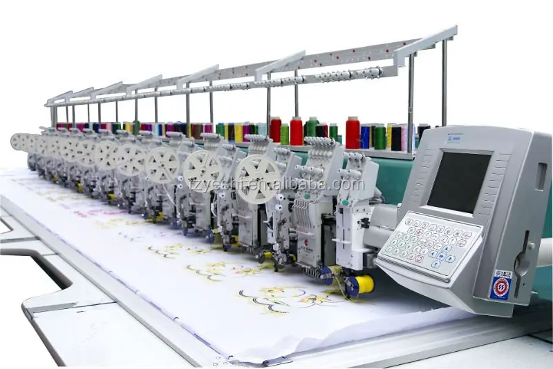 Factory price fully automatic industrial 12 head multi function high speed computer embroidery machine for sale wholesale