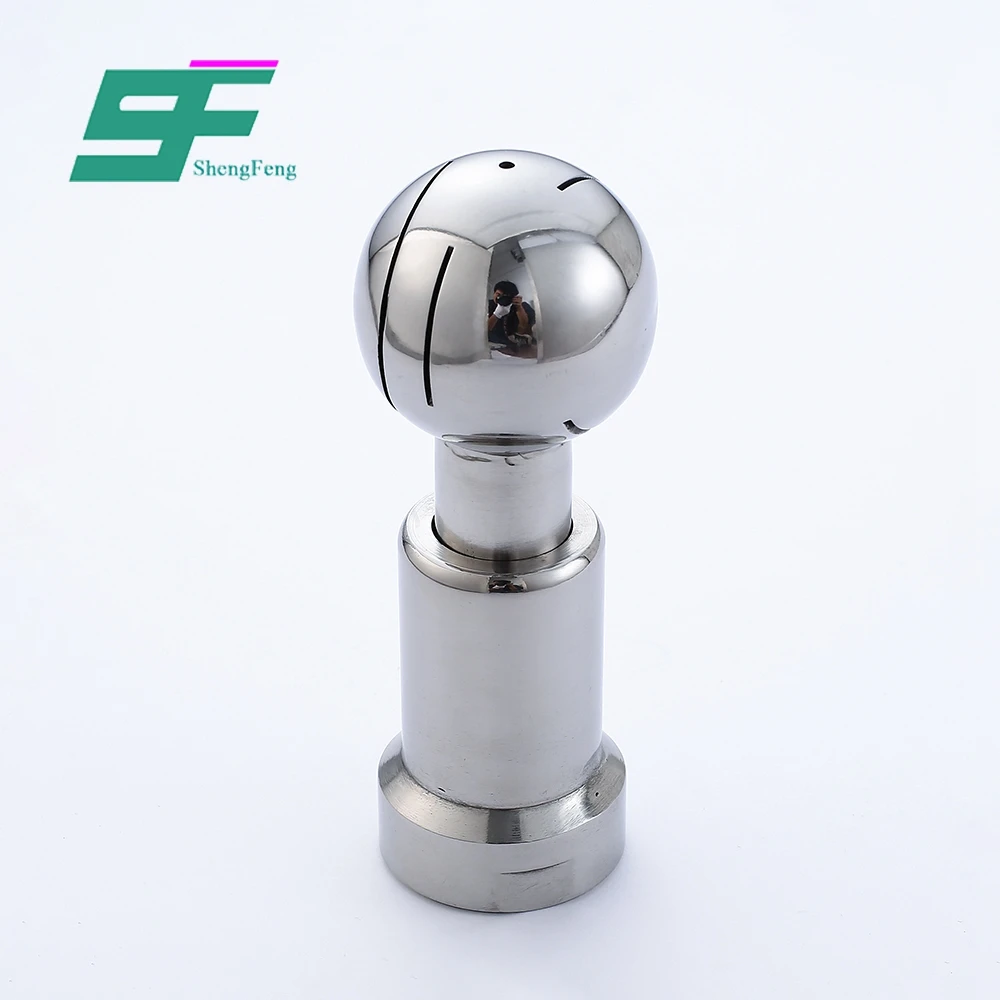 Shengfeng Hygienic ss304/ ss316 1'-6' Welded Rotary Cleaning Nozzle