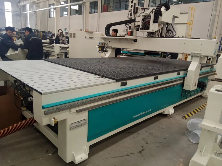 Excitech E4-2138D atc cnc carving drilling router for cabinet door
