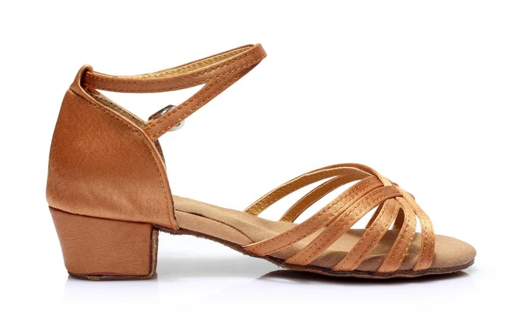 
Fashion Flexible Sloe Cheap Women Ballroom Latin Dance Shoes Low Heel 