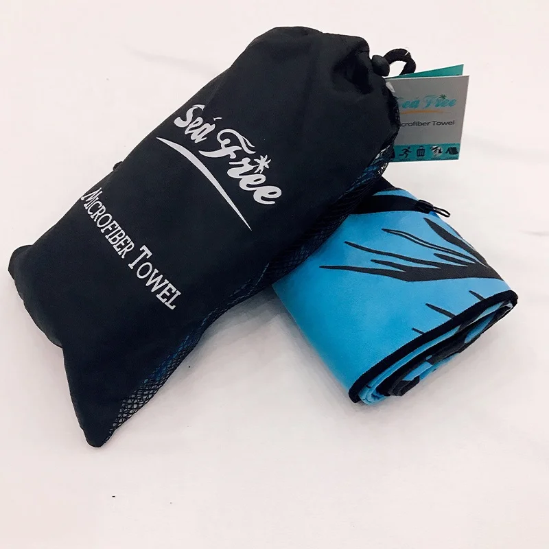 best price victoria secret private label double side microfiber beach towel with pocket