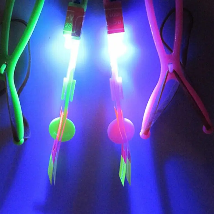 
Wholesale Light-up toy slingshot Light Blue Flying Led Arrow Helicopter,Amazing Led Arrow Helicopter Toy 