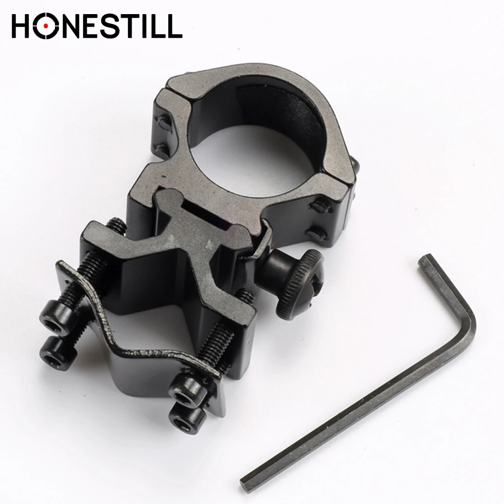 Universal  25.4mm Scope Ring Mount Flashlight Optic Sight  Mount  Adapter For 20mm