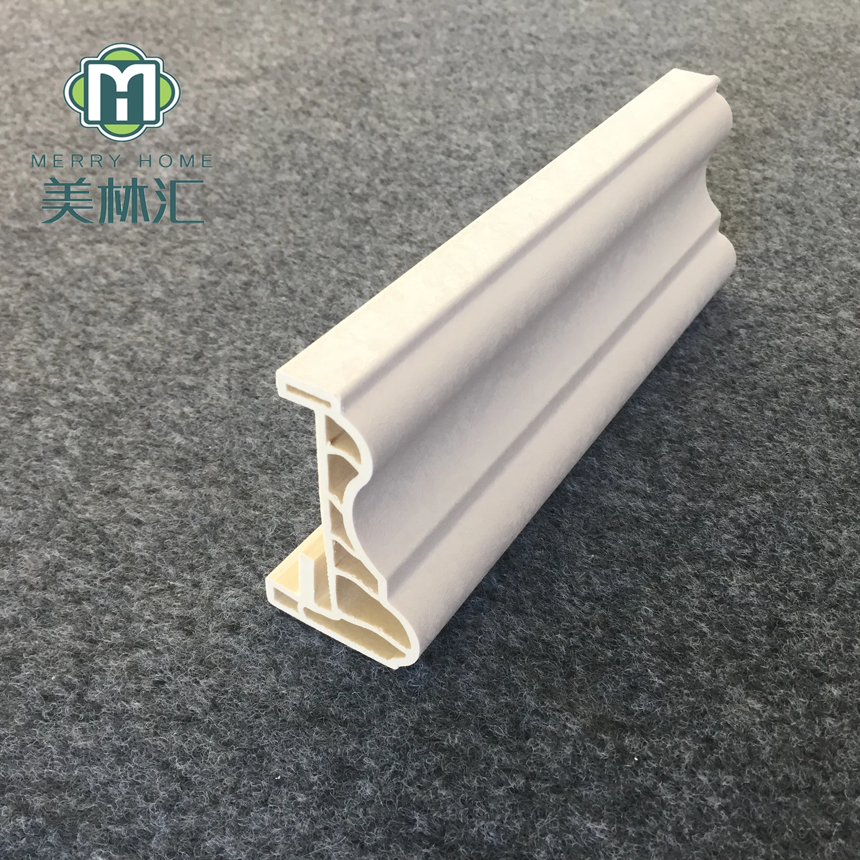 
White Skirting Line PVC Skirting Plastic Skirting Board Covers for Floor Decorative Polystyrene 5 Years Modern 3D Model Design 