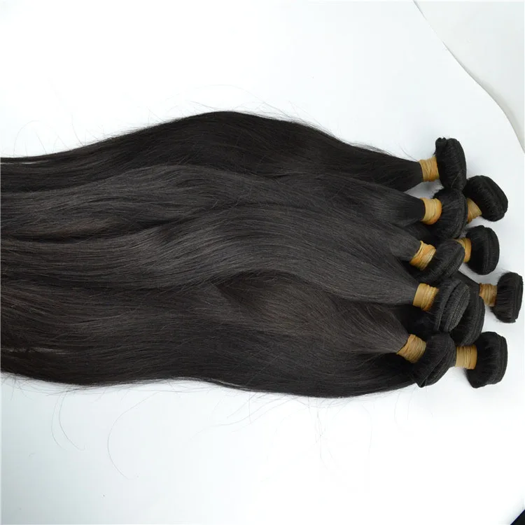 Grade 11A Virgin Peruvian Human Hair Weaves Bundles From China Supplier Since 1985, Raw Human Hair Weave Bundles