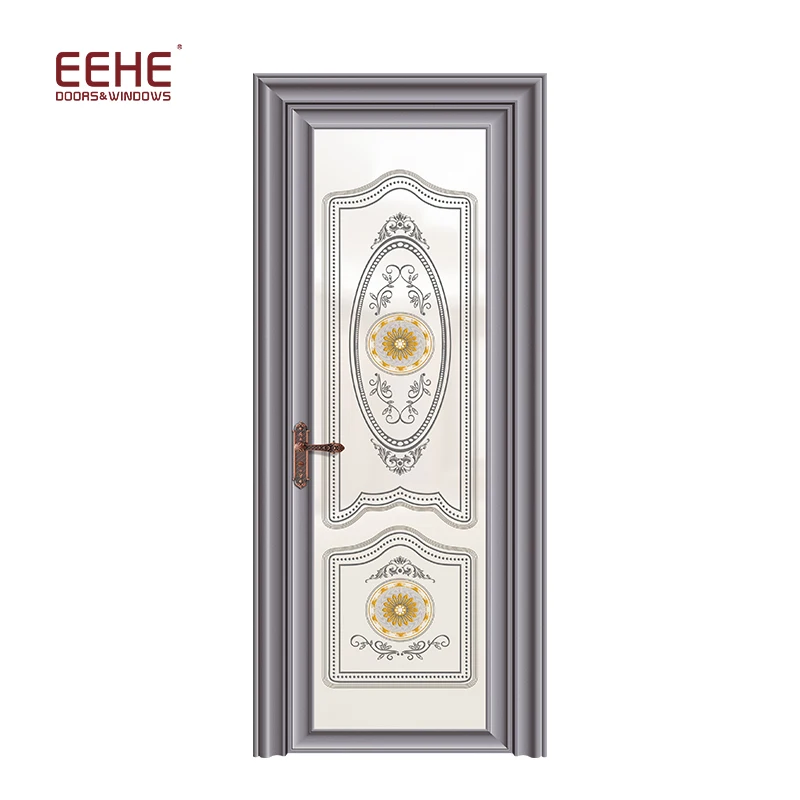 Tempered and fire rated  aluminum frame glass swing door