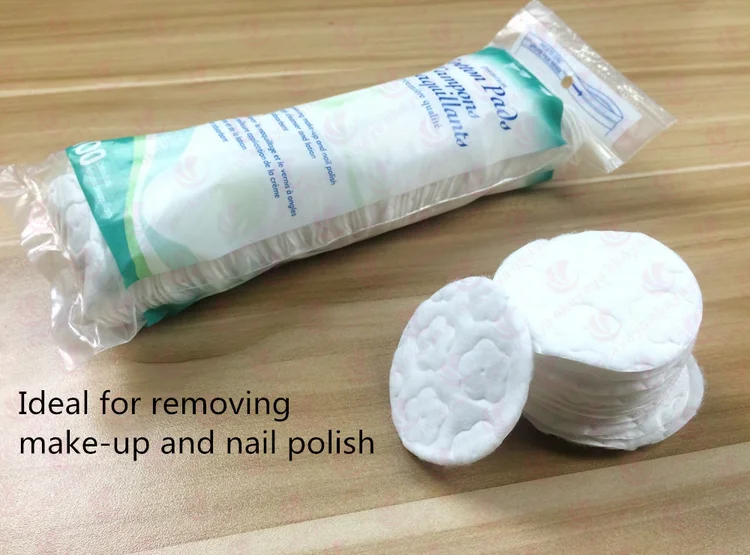 Professional Round High quality cotton facial wipes with cotton