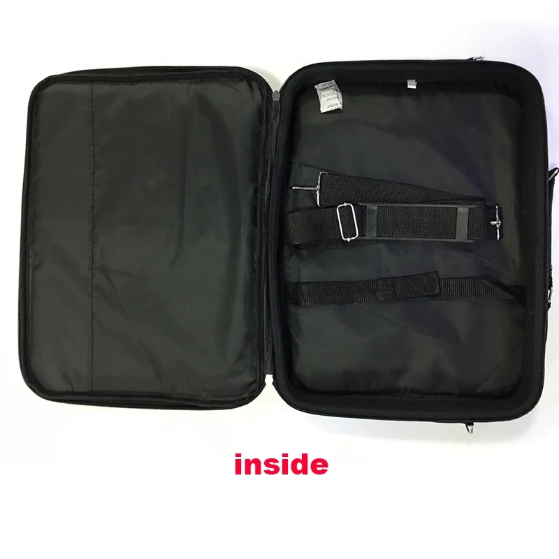custom 15.6inch classic black hard frame business office nylon laptop bag