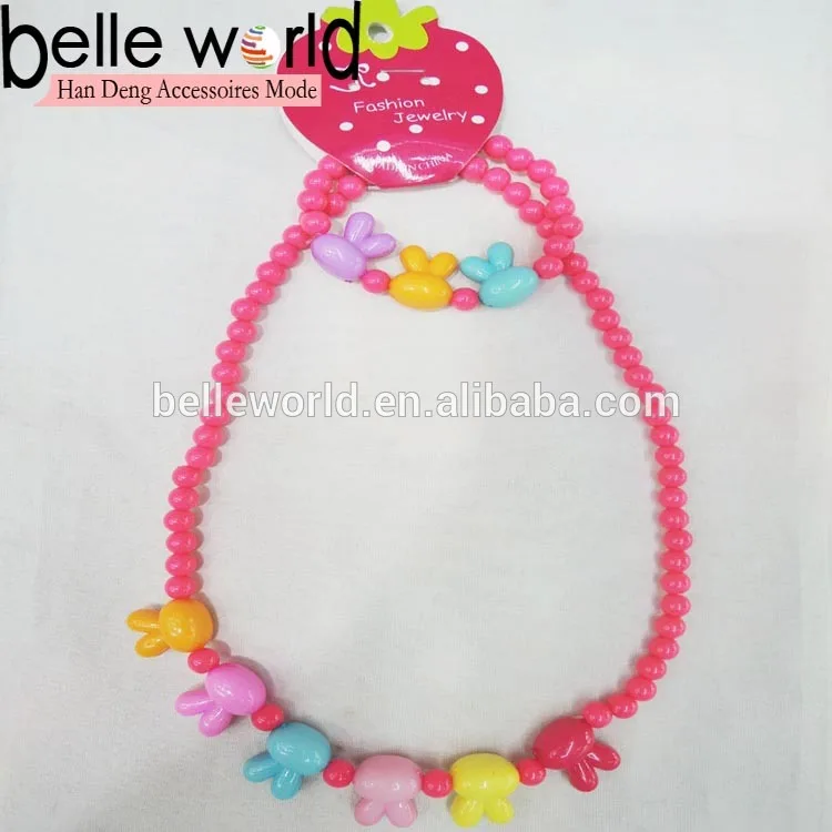 милый ребенок участник костюмы подарок ребенок ювелирных изделий ожерелье и браслет