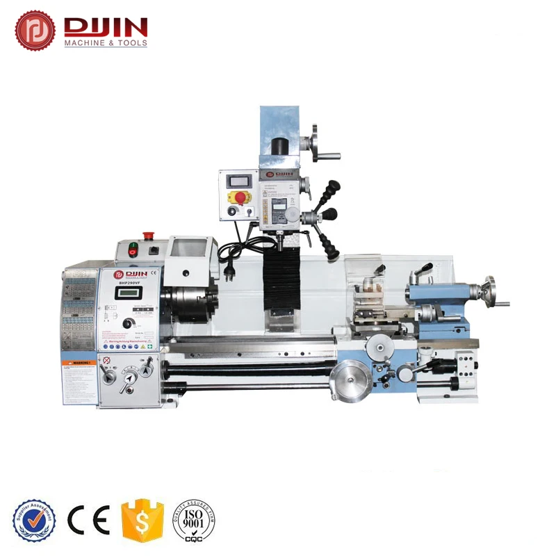 Torno mini cnc lathe drilling and milling metalworking machine jyp290vf