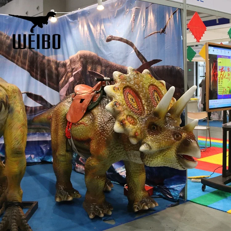 Animatronic dinosaur simulation triceratops robotic dinosaur ride