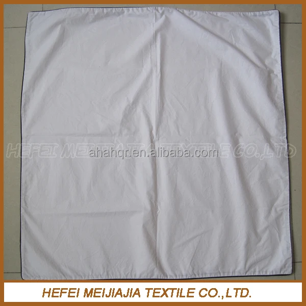 
Wholesale stitching piping edges process white pillow case with zipper for hotel and home 
