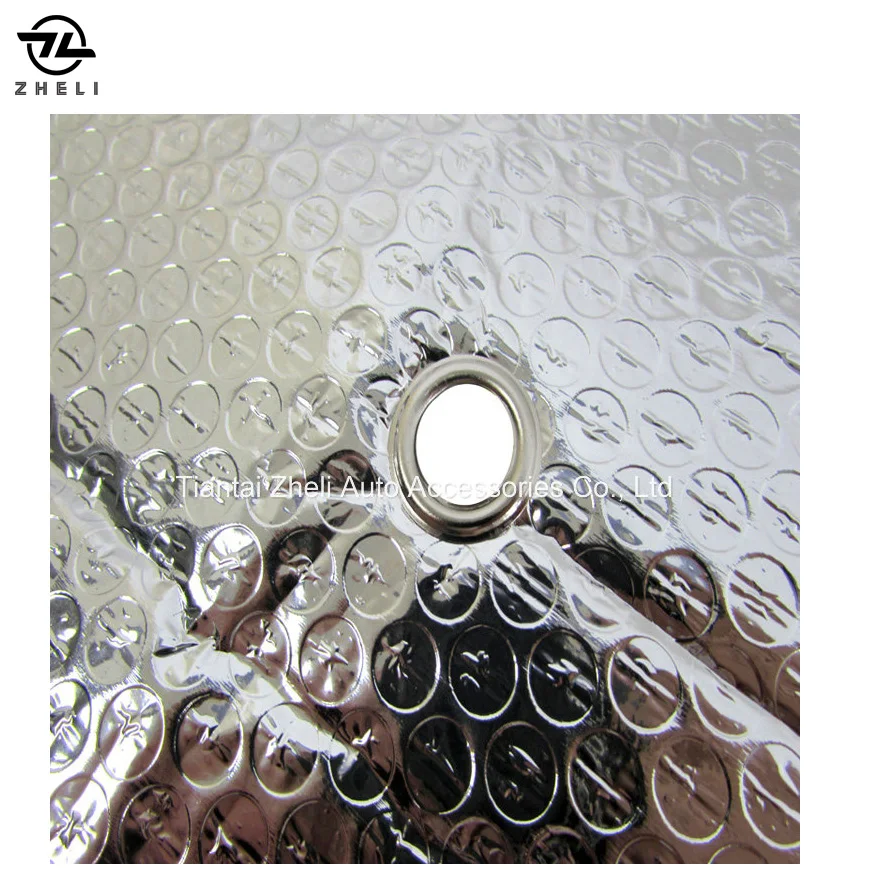 Hot selling Big Eyes PE bubble material with aluminium foil car sun shade