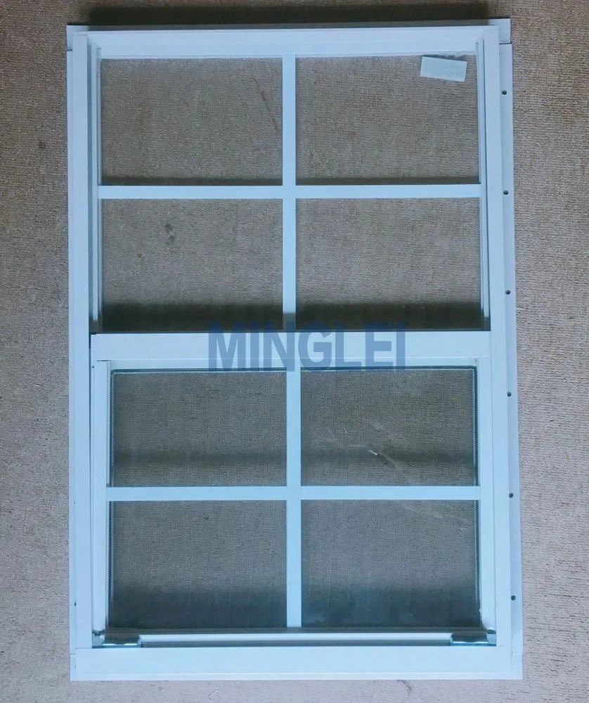 Aluminum vertical sliding shed windows