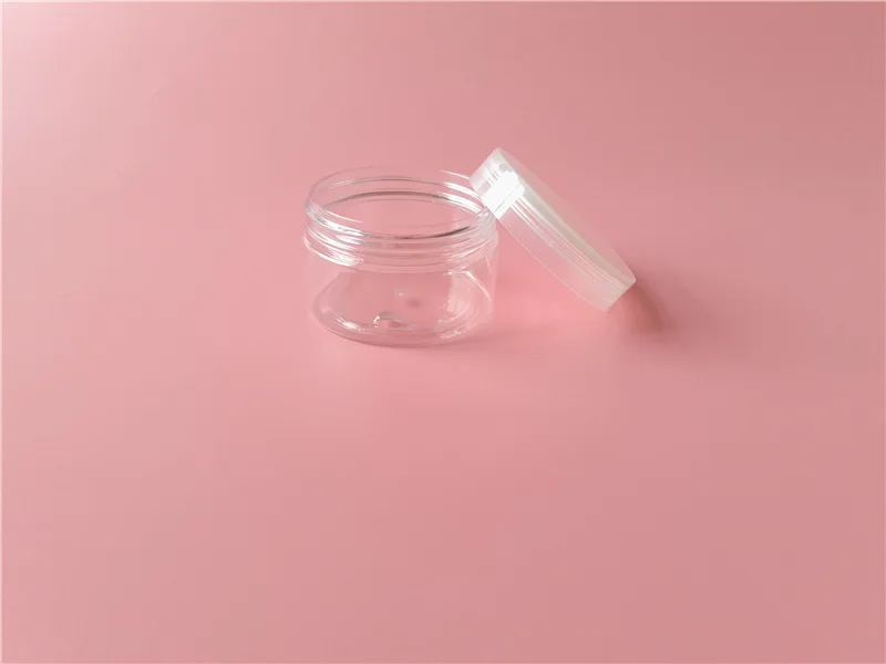 Контейнеры для хранения слайма 3,4 унции, прозрачные пустые пластиковые контейнеры с широким горлом и прозрачными крышками для слайма «сделай сам»