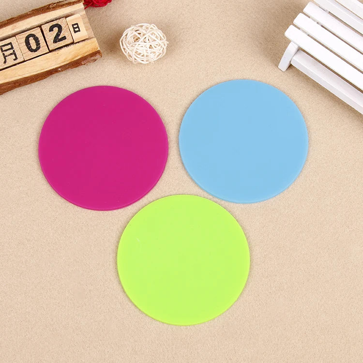 Custom Soft PVC Silicone Blank Coasters