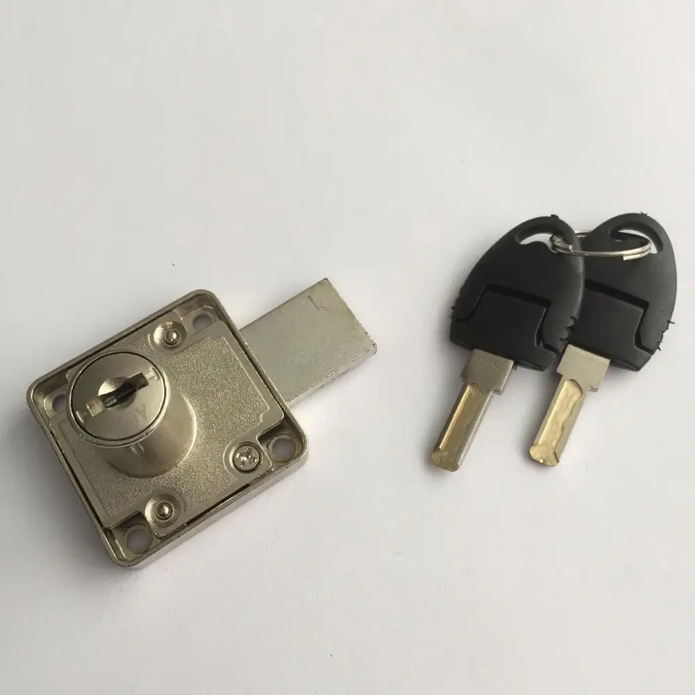 Zinc for Cupboards Lockers Drawers cabinet 2 Keys