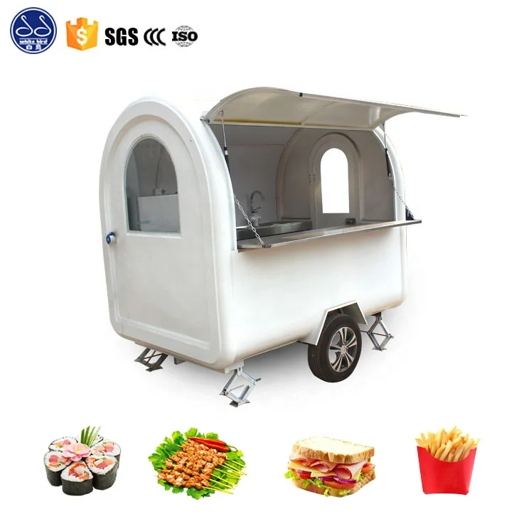 Tow Bar Trailer Outdoor Snack Vending Mobile Coffee Shop