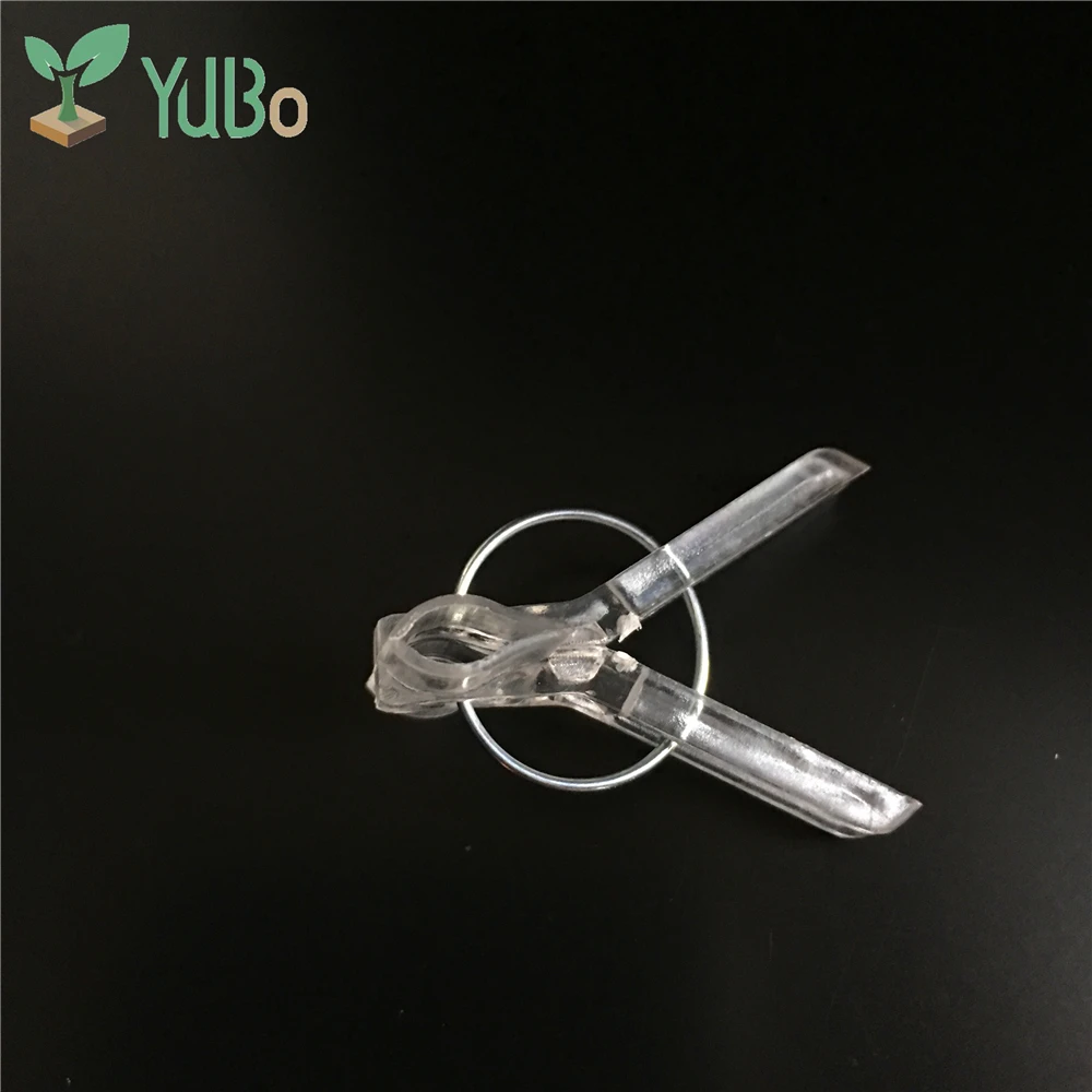 Прозрачные Пружинные зажимы для прививки манго, пластиковые зажимы для прививки баклажанов