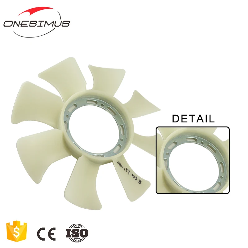 4M40 Cooling System Spare Parts 430*137*153*8 / ME013493 Radiator Engine Fan Blade