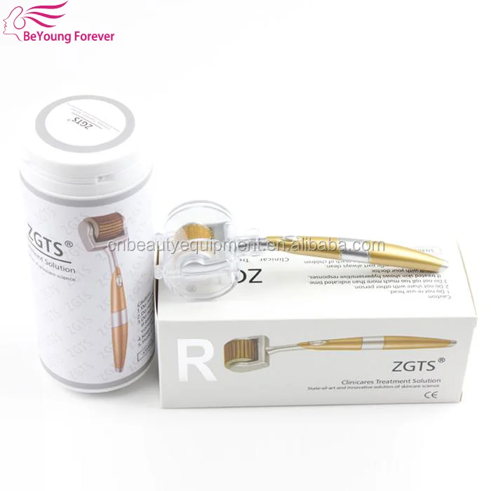 
Factory wholesale dermaroller stainless zgts 192 needles titanium mini derma roller 