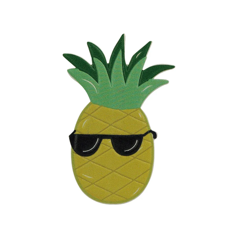 Fashion Design Custom shape printed heat press clothing shoes PU leather printed label patch