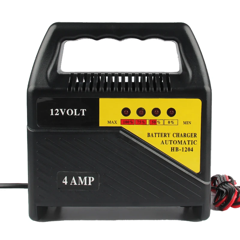 Мини зарядное устройство для сухого автомобильного аккумулятора 12 В