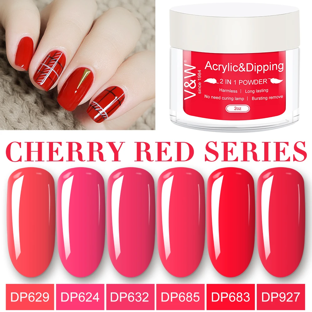 VW Manufacturer Wholesale 3 In 1 Dipping Powder For Nail Art Colorful Dipping Acrylic Powder Matching Color Gel And Nail Polish