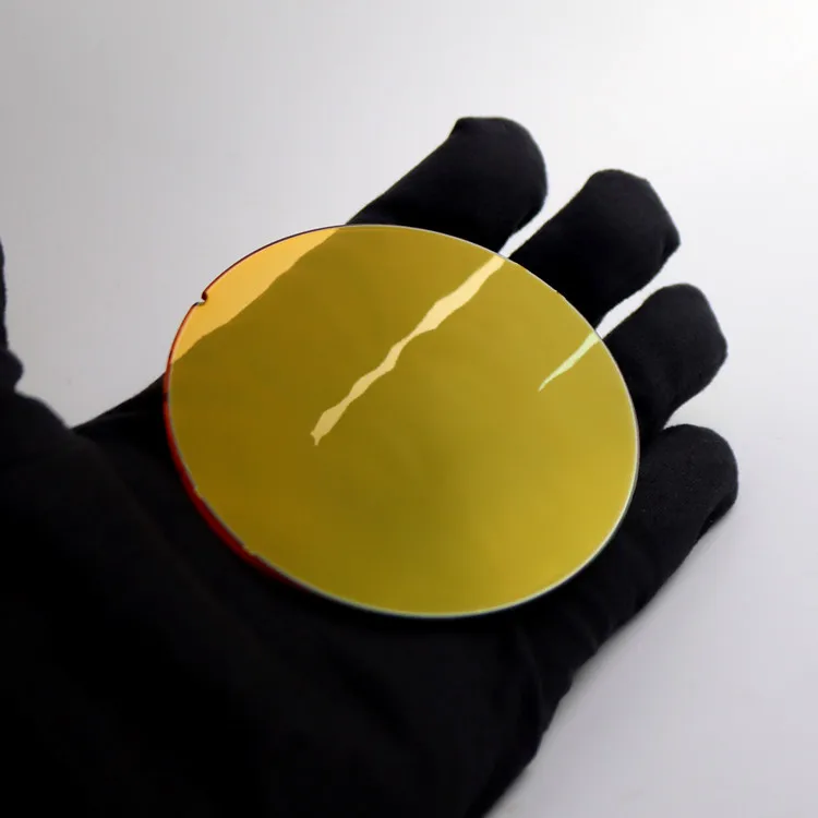 EXIA A47 Flash Mirror Lenses Orange Gradient Green 75mm Sunglasses Lenses Flat Base 0 UVA