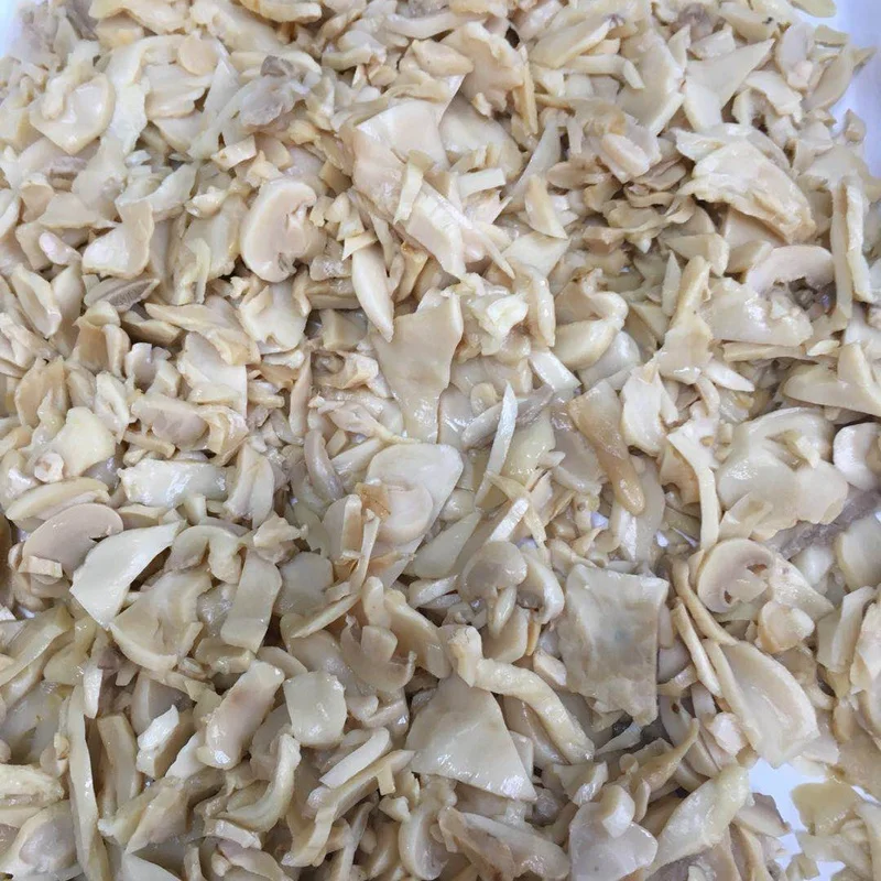 
100% king oyster mushroom in can in brine 