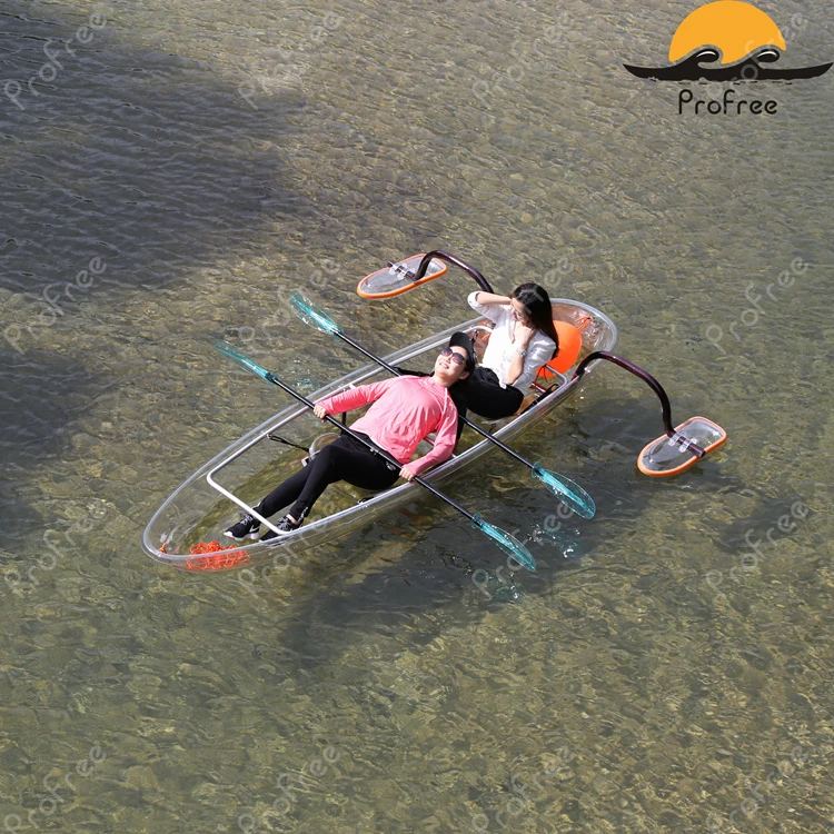 
Transparent Rowing kayak canoe 