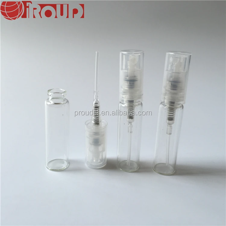 3ml empty perfume mini glass vial