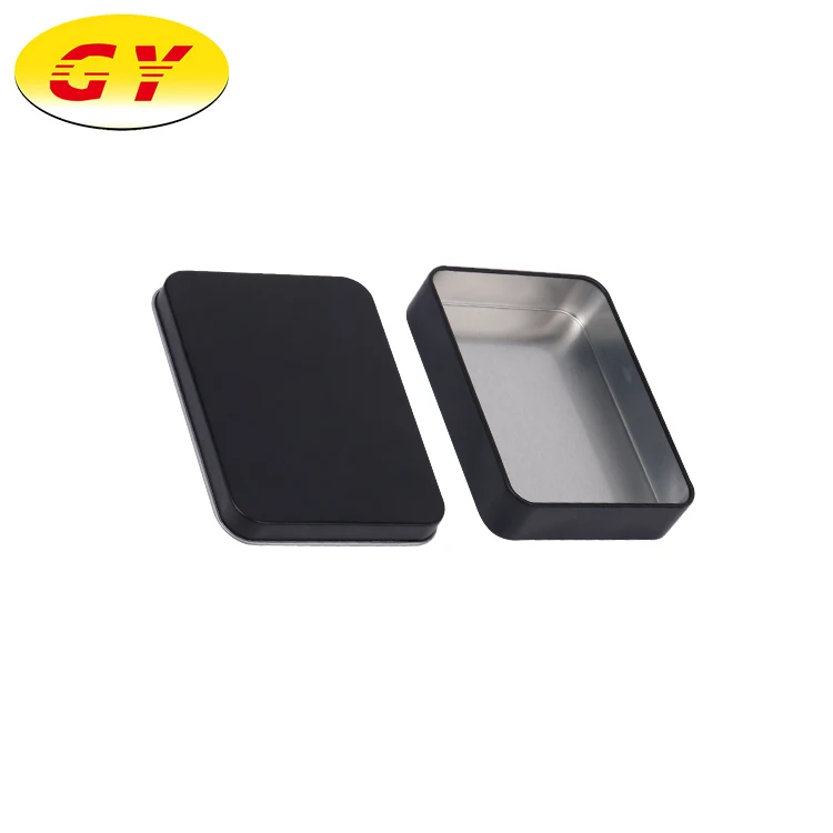 Wholesale container packaging custom metal rectangle tin can