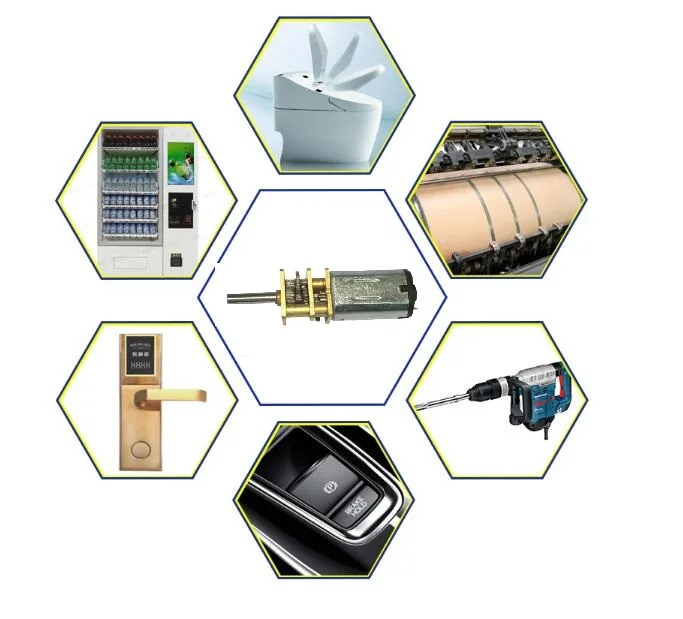 stock  Micro Geared Motor Metal Micro mini dc Geared lock motor