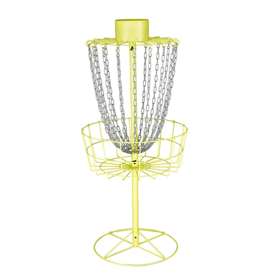 PDGA approved Bullseye Precision Black powder coating Disc Golf Basket