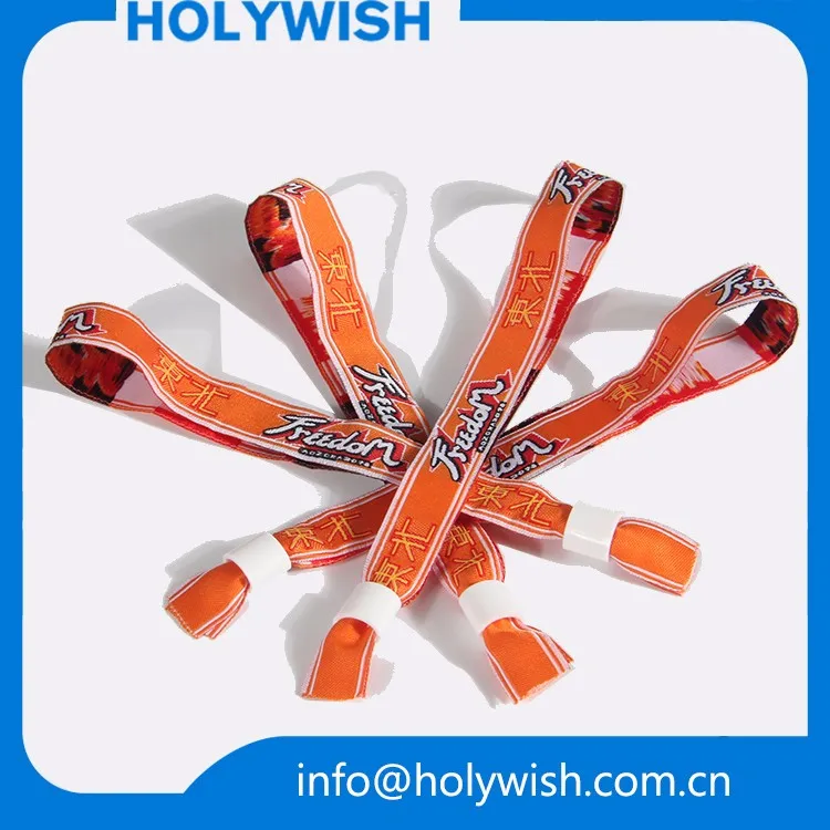 Персонализация дешевые сплетенные запястье для продвижения