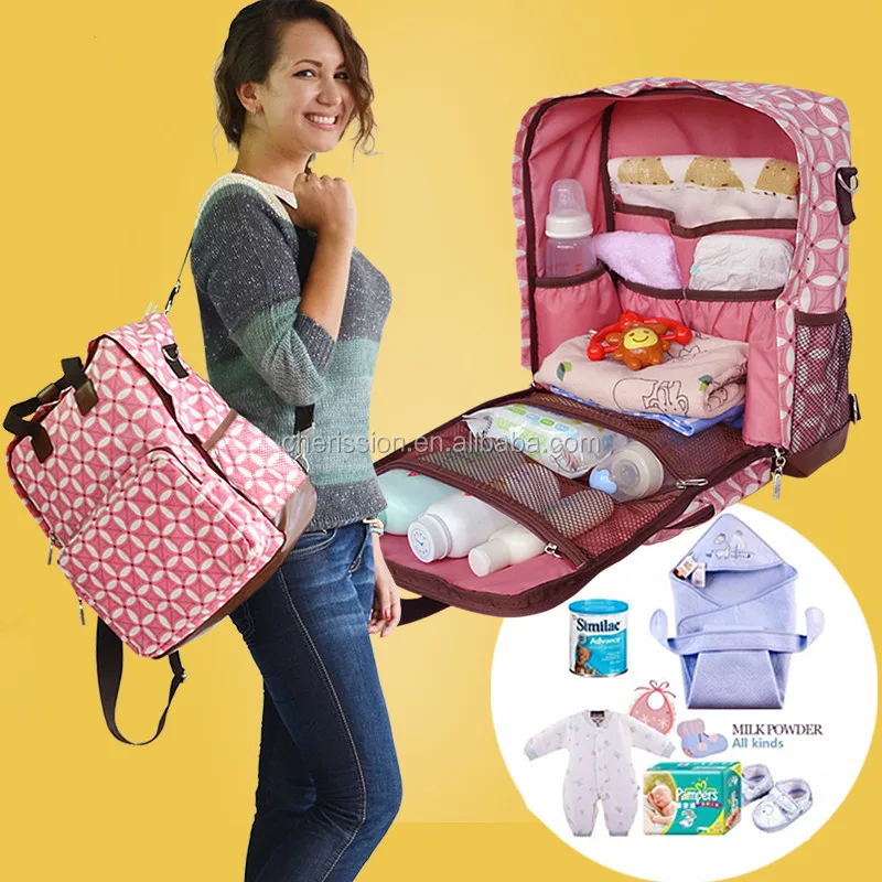 Fashionable Mummy Bag Baby Diaper Backpack