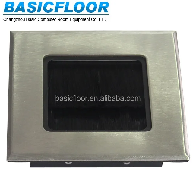 
Gold supplier China operating room flooring brush grommet access floor 