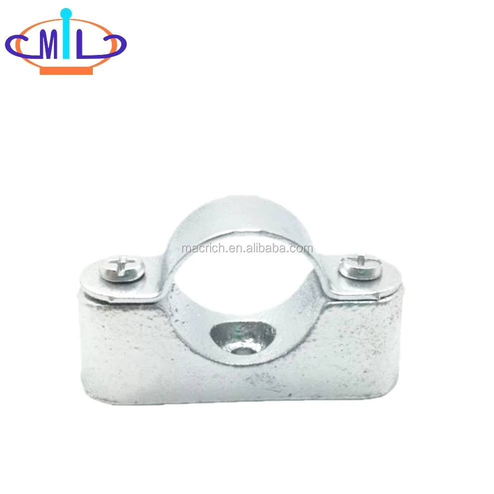 
wholesale factory price galvanized malleable iron pipe clamp 3/4 