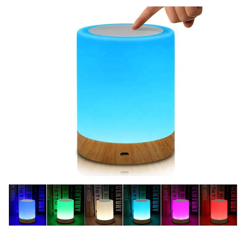 2021 Amazon Warm White Light Baby Children USB Lights Toys Gifts for Woman Kids Touch Bedroom Lamp LED Night Light Table Lamp