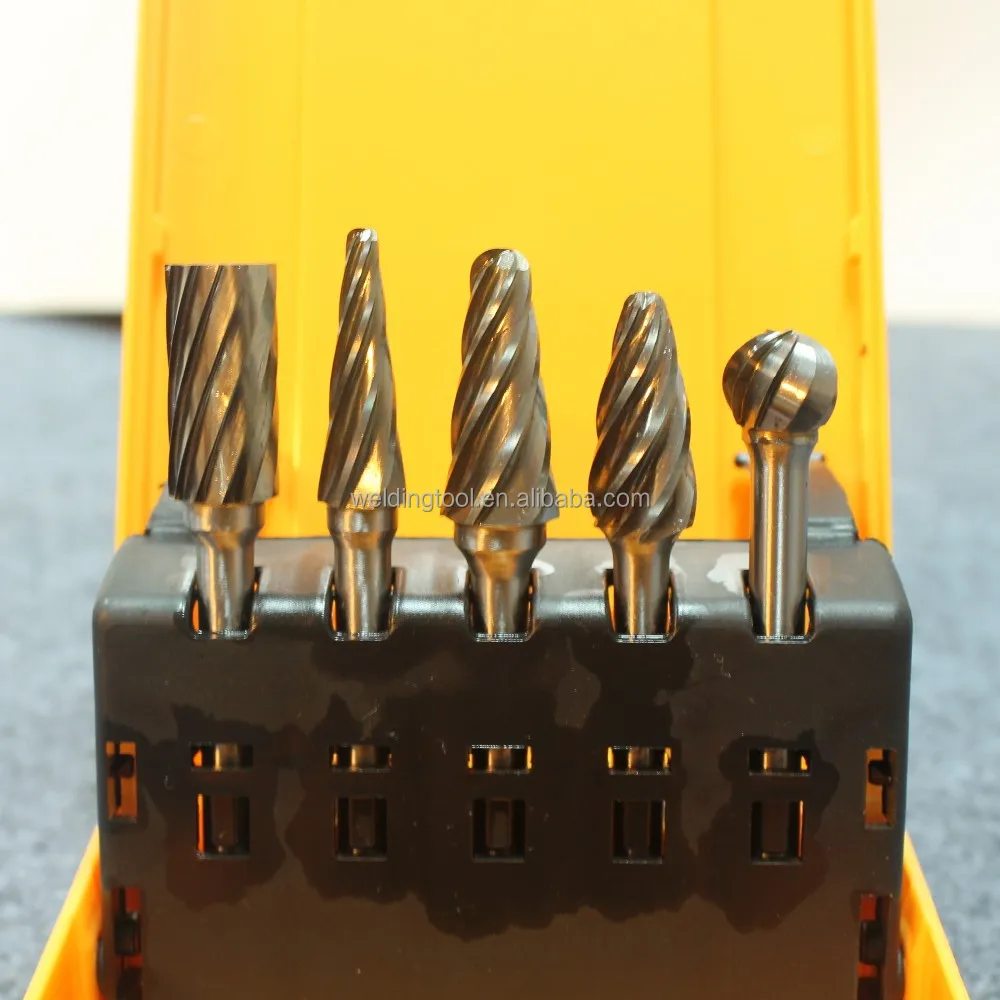 
Professional quality 5pcs Tungsten Carbide Rotary Burr Set 