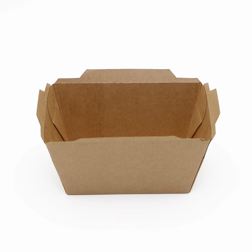 Disposable Food Container Food Storage Kraft Paper Lunch Box takeout food box